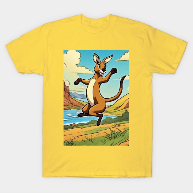 Happy Hoppin' T-Shirt by JustTheTippecanoe